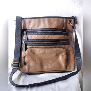 Women's Bueno leather crossbody bag